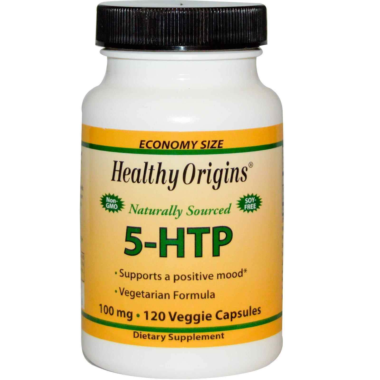 5-НТР Healthy Origins 5-гідрокситриптофан 100 мг, 120 кап. (HOG-35082)