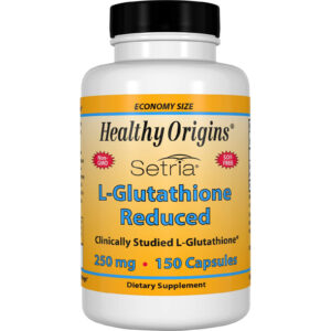 Глутатіон Healthy Origins L-Glutathione Setria знижений 250 мг, 150 капcул (HOG-41334)