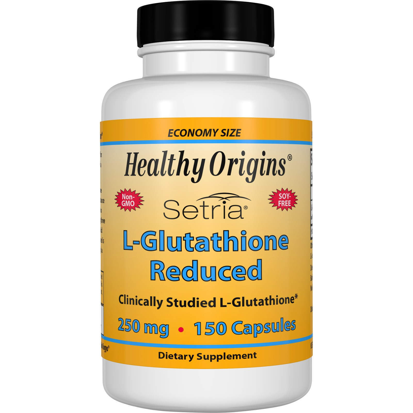 Глутатіон Healthy Origins L-Glutathione Setria знижений 250 мг, 150 капcул (HOG-41334)