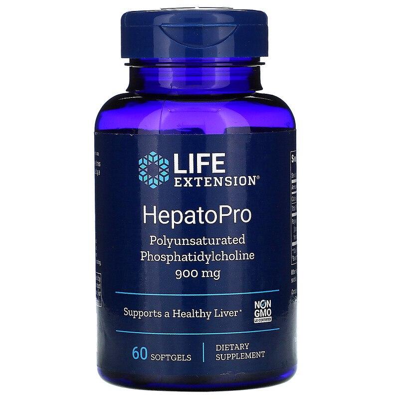 Фосфатидилхолін Life Extension Hepatopro 900 мг, 60 капсул (LEX-13936)