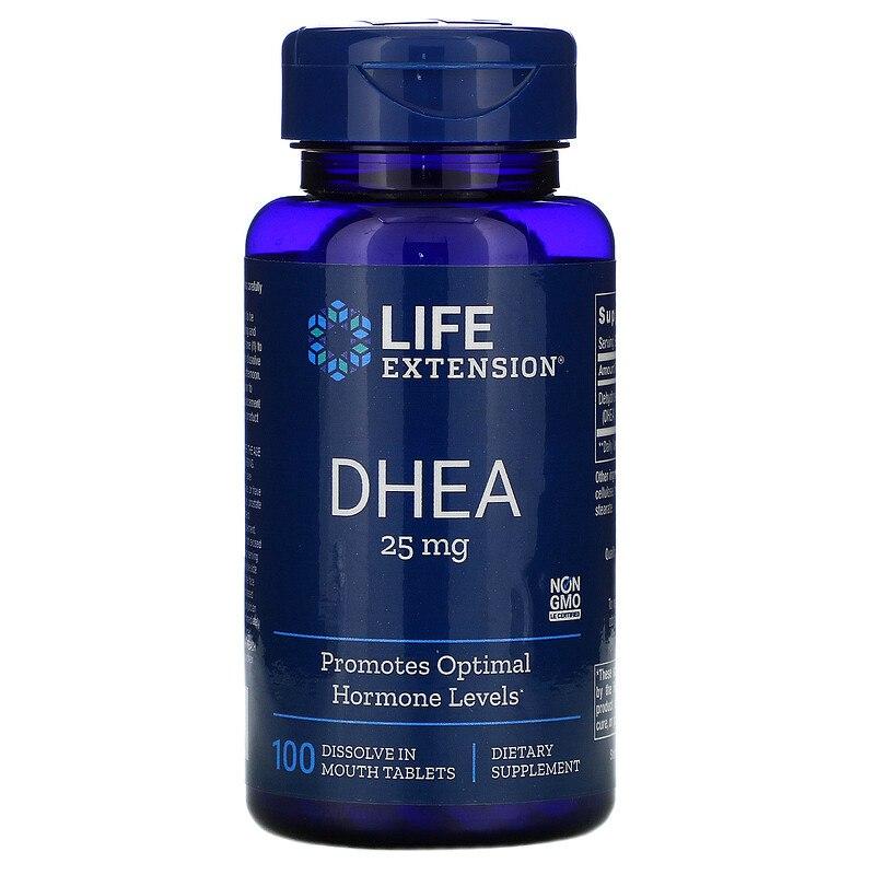 Дегідроепіандростерон Life Extension DHEA 25 мг, 100 таблеток (LEX-60710)