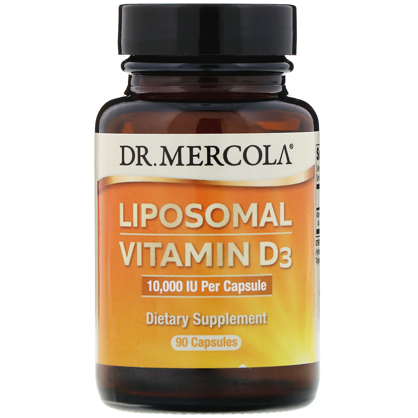 Вітамін Д3 ліпосомальний Dr. Mercola Liposomal Vitamin D3 10 000 МО, 90 капсул (MCL-03201)
