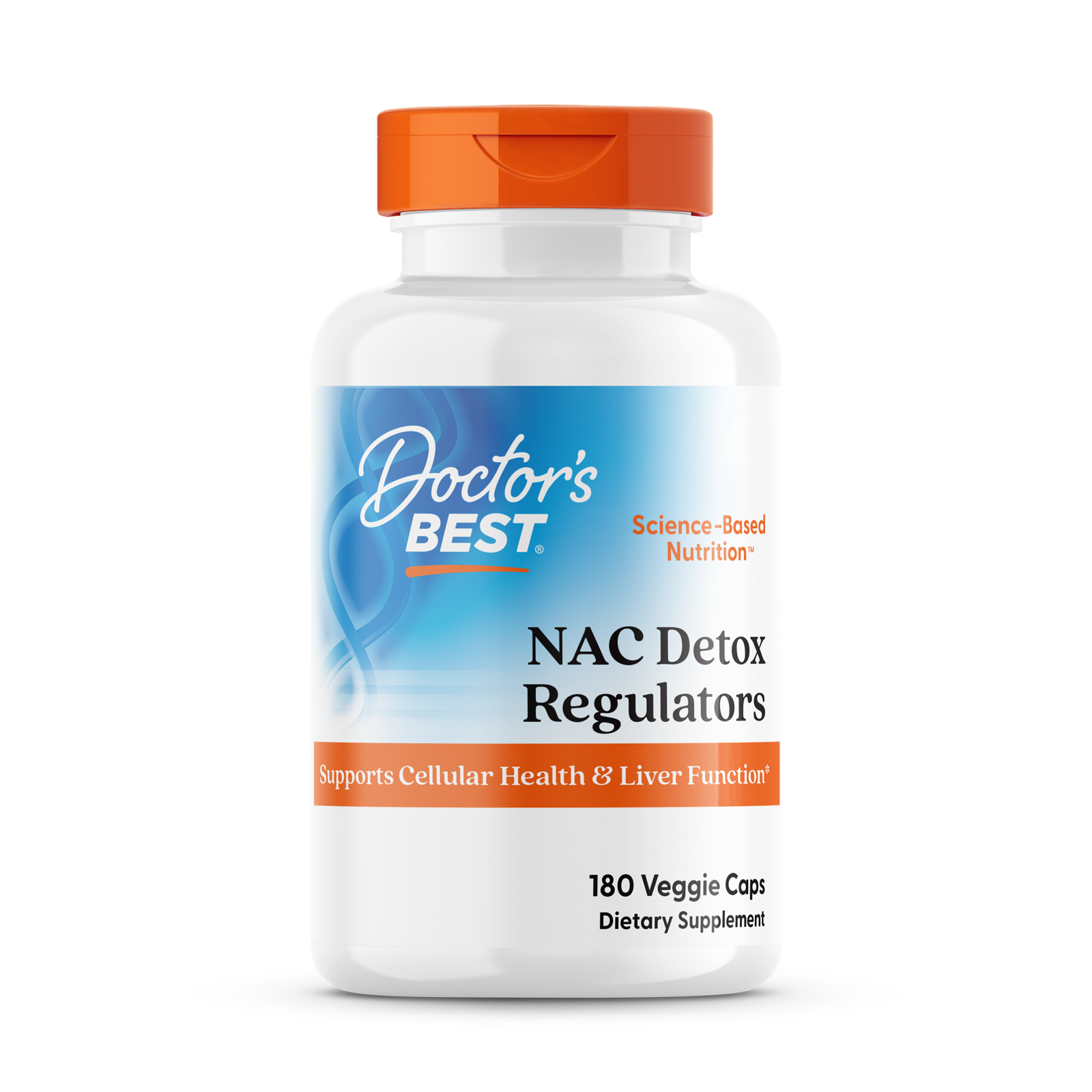 Ацетилцистеїн Doctor's Best NAC Detox Regulators, 180 капсул (DRB-00517)
