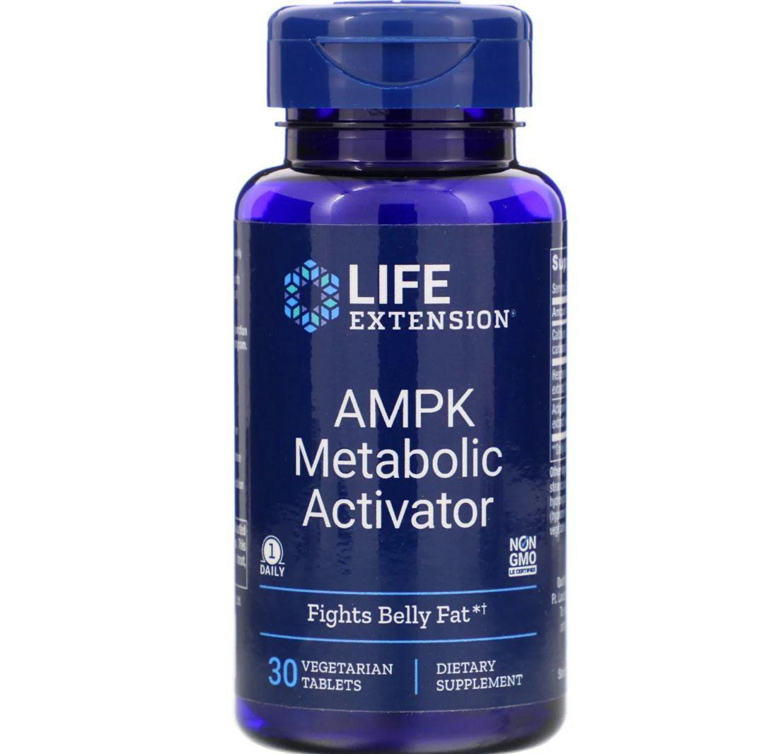 Активатор метаболізму AMPK Life Extension Metabolic Activator, 30 вегетаріанських таблеток (LEX-22073)