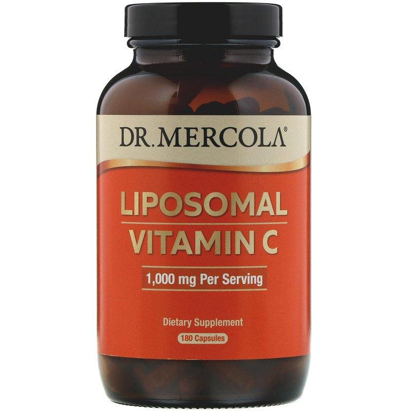 Ліпосомальний вітамін С Dr. Mercola Liposomal Vitamin C 1000 мг, 180 капcул (MCL-01559)