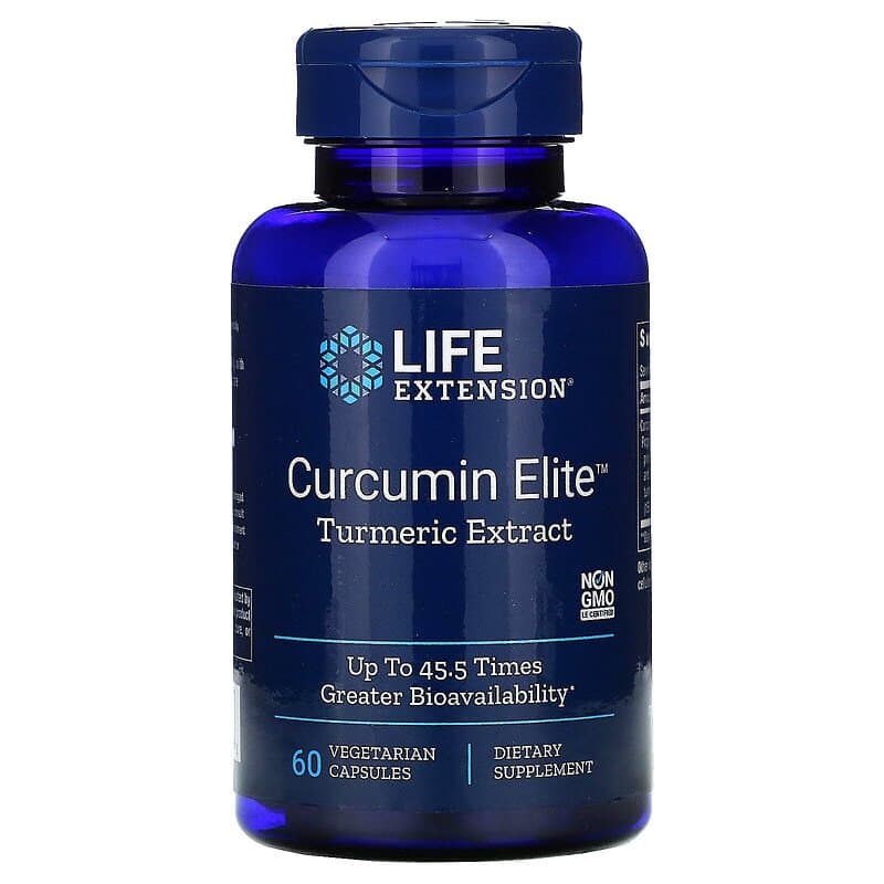 Куркума Life Extension Curcumin Elite Turmeric Extract, 60 капсул (LEX-24076)
