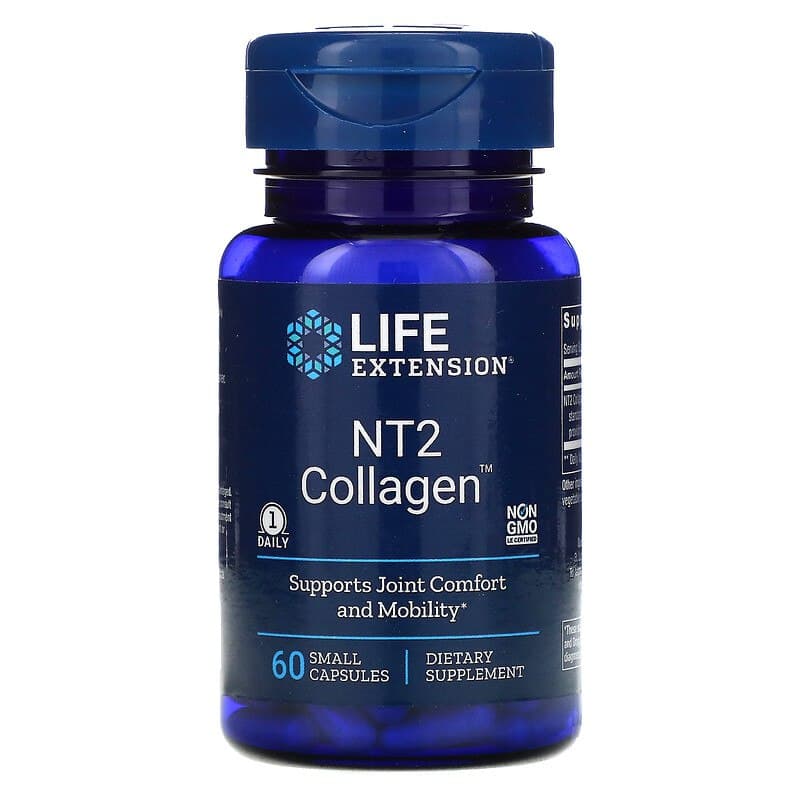 Колаген для суглобів Life Extension NT2 Collagen 40 мг, 60 міні капсул (LEX-22316)