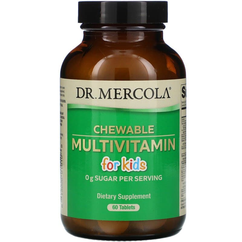 Мультивітаміни для дітей Dr. Mercola Multivitamin for Kids, 60 таблеток (MCL-01010)