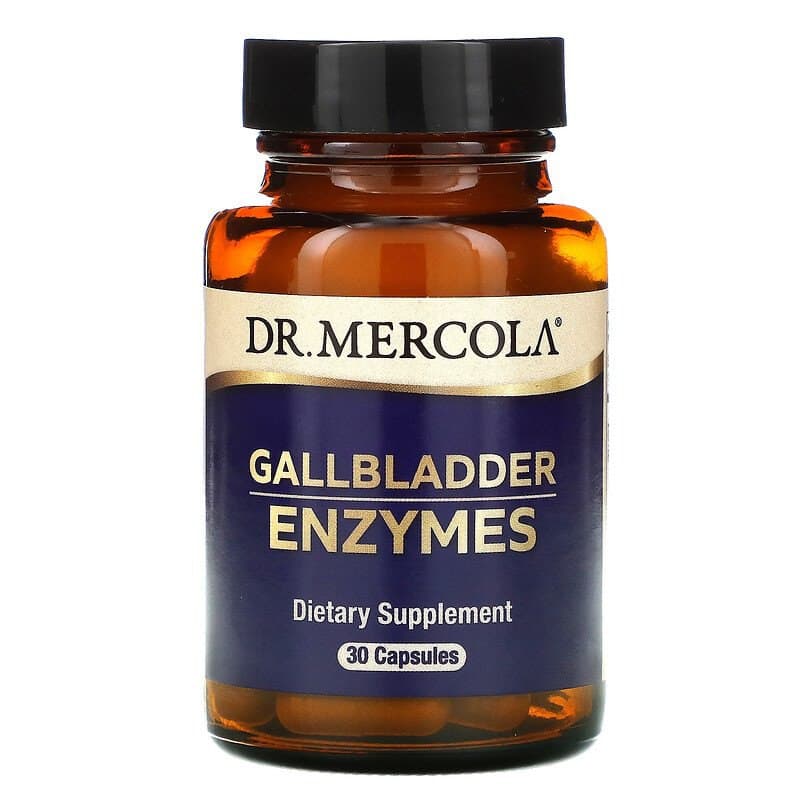 Ферменти Dr. Mercola Gallbladder Enzymes, 30 капсул (MCL-03095)