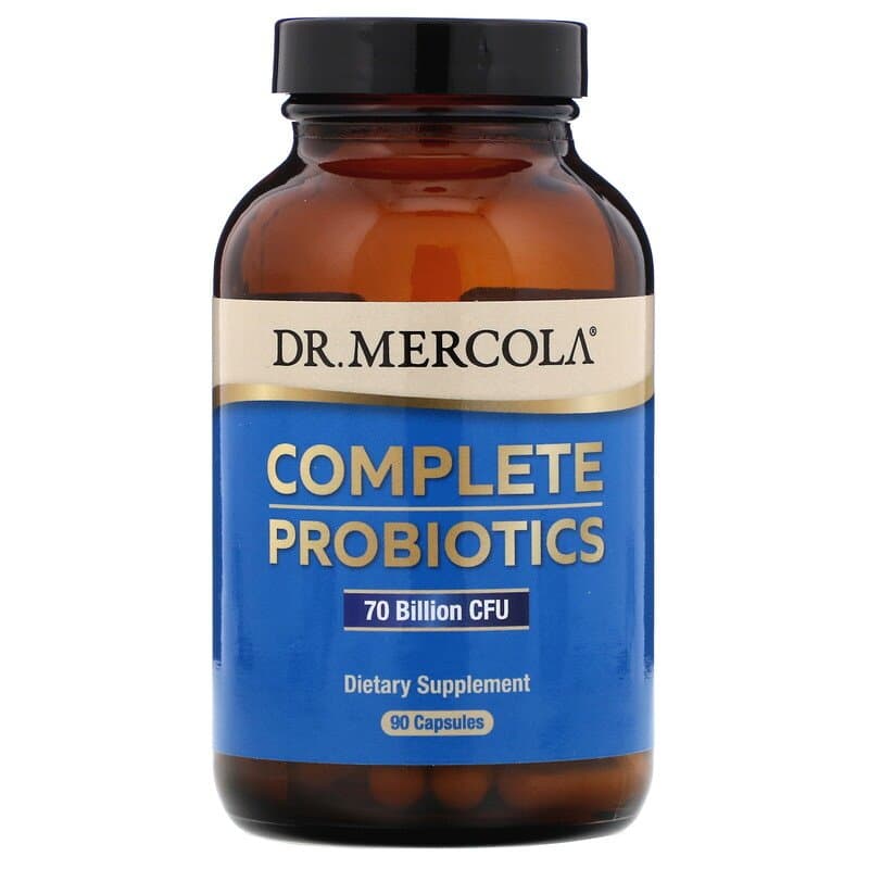 Пробіотики Dr. Mercola комплекс Complete Probiotics 70 млрд КОЕ, 90 капсул (MCL-01317)