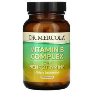 Вітаміни групи В з бенфотіаміна Dr. Mercola Vitamin B Complex, 60 капсул (MCL-01834)