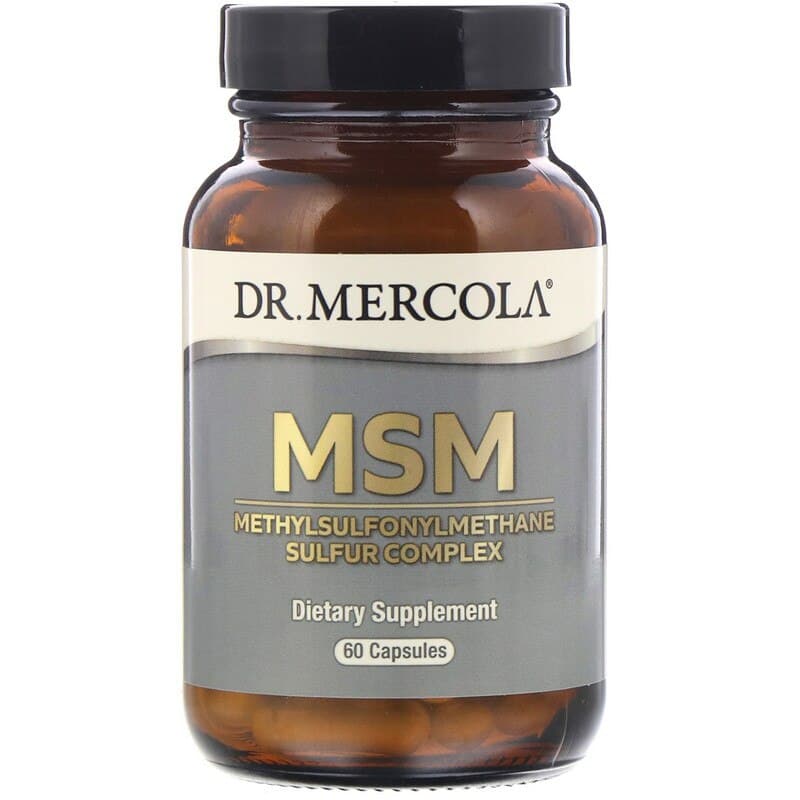 МСМ з органічною сіркою Dr. Mercola MSM Sulfur комплекс, 60 капсул (MCL-01500)