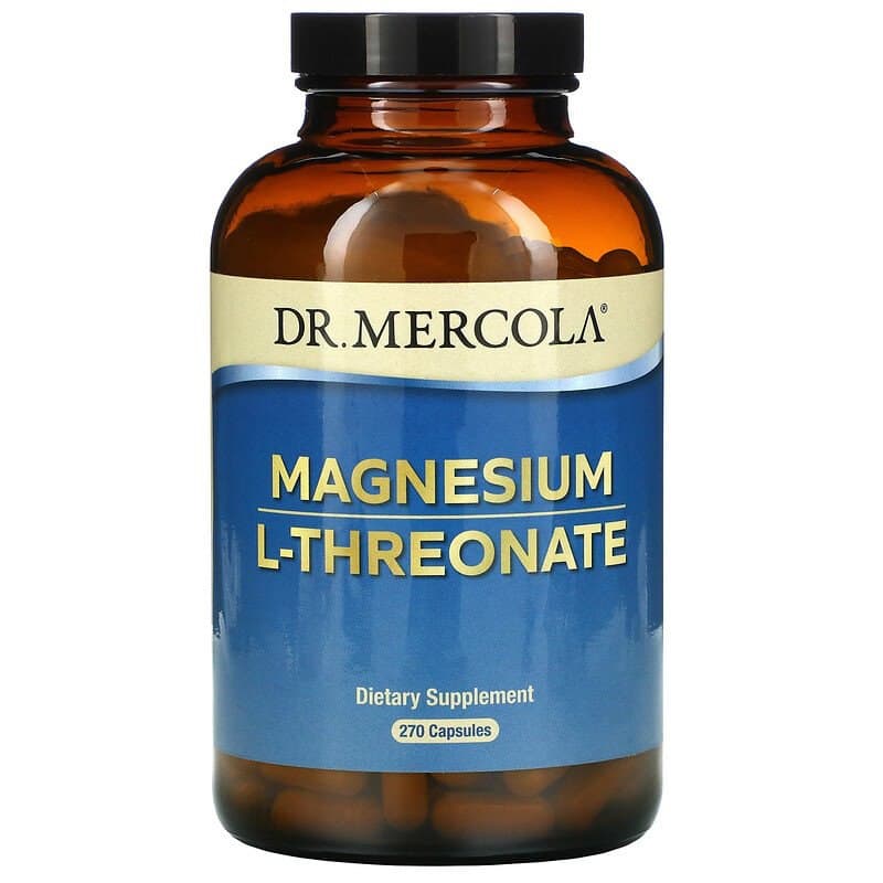 Магній L-треонат Dr. Mercola Magnesium L-Threonate, 270 капсул (MCL-03069)