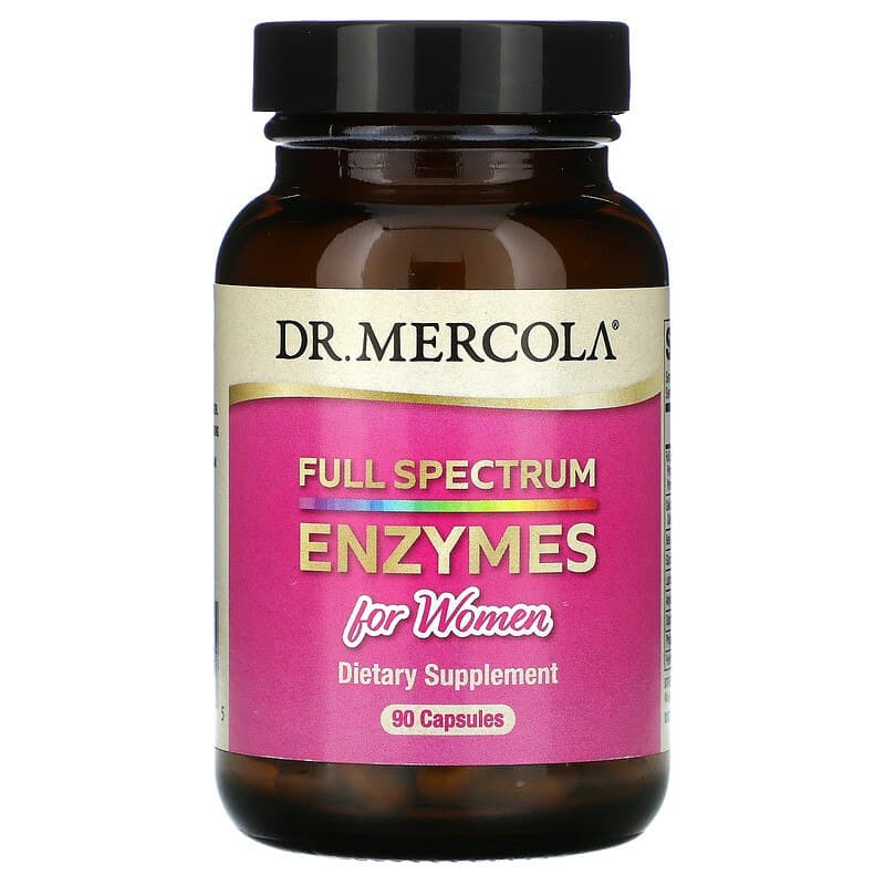 Ферменти повний спектр для жінок Dr. Mercola Full Spectrum Enzymes, 90 капсул (MCL-03091)