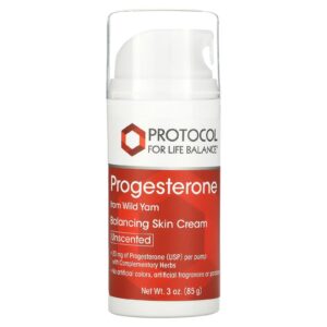Крем для шкіри із прогестероном Protocol for Life Balance Skin Cream ліпосомальний без запаху, 85 г (PRT-13338)
