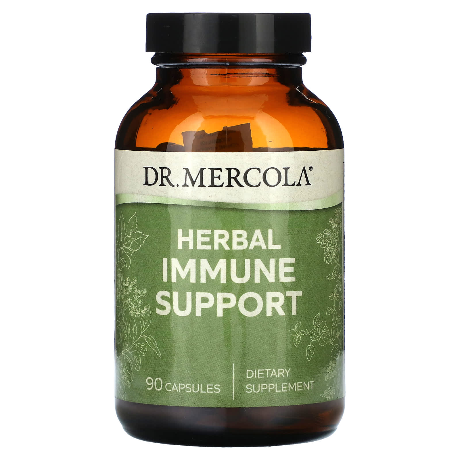 Підтримка імунітету Dr. Mercola Herbal Immune Support трав'яна, 90 капсул (MCL-21090)