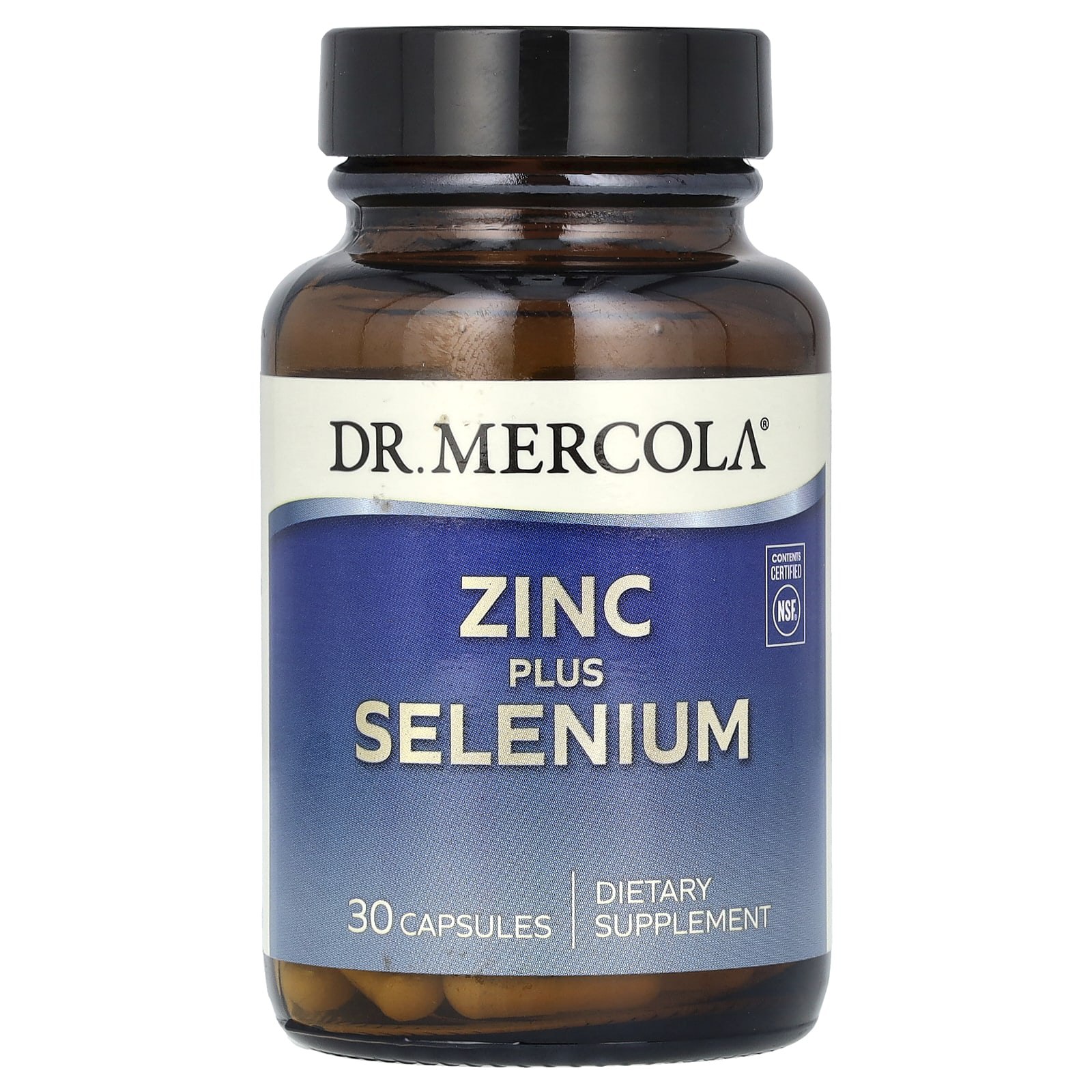 Цинк плюс селен Dr. Mercola Zinc Plus Selenium 30 капсул (MCL-03065)