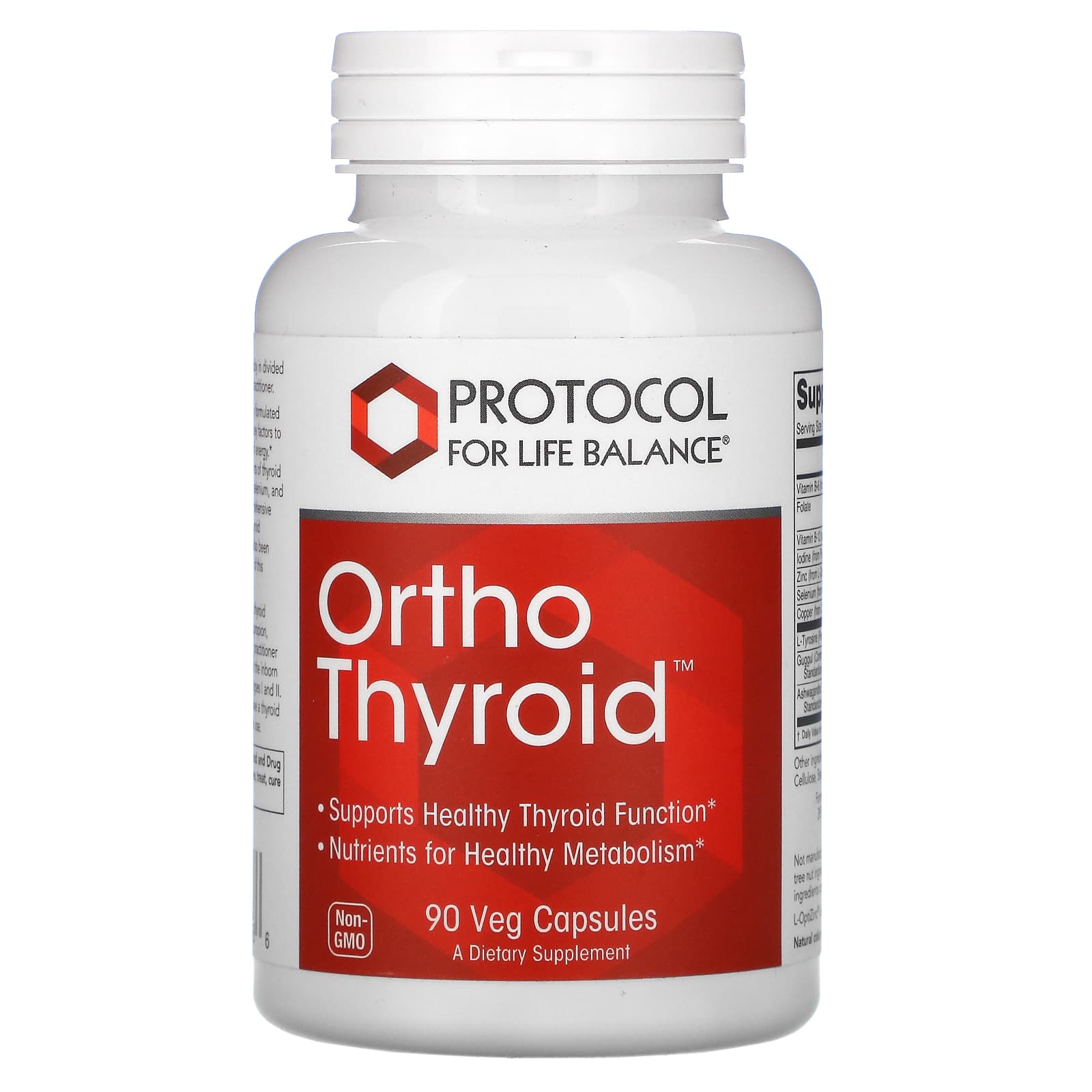 Підтримка щитовидної залози Protocol for Life Balance Ortho Thyroid, 90 капсул (PRT-13368)