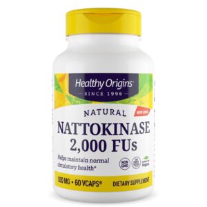Наттокіназа Healthy Origins Nattokinase 2,000 FU's 100 мг, 60 капсул (HOG-25157)