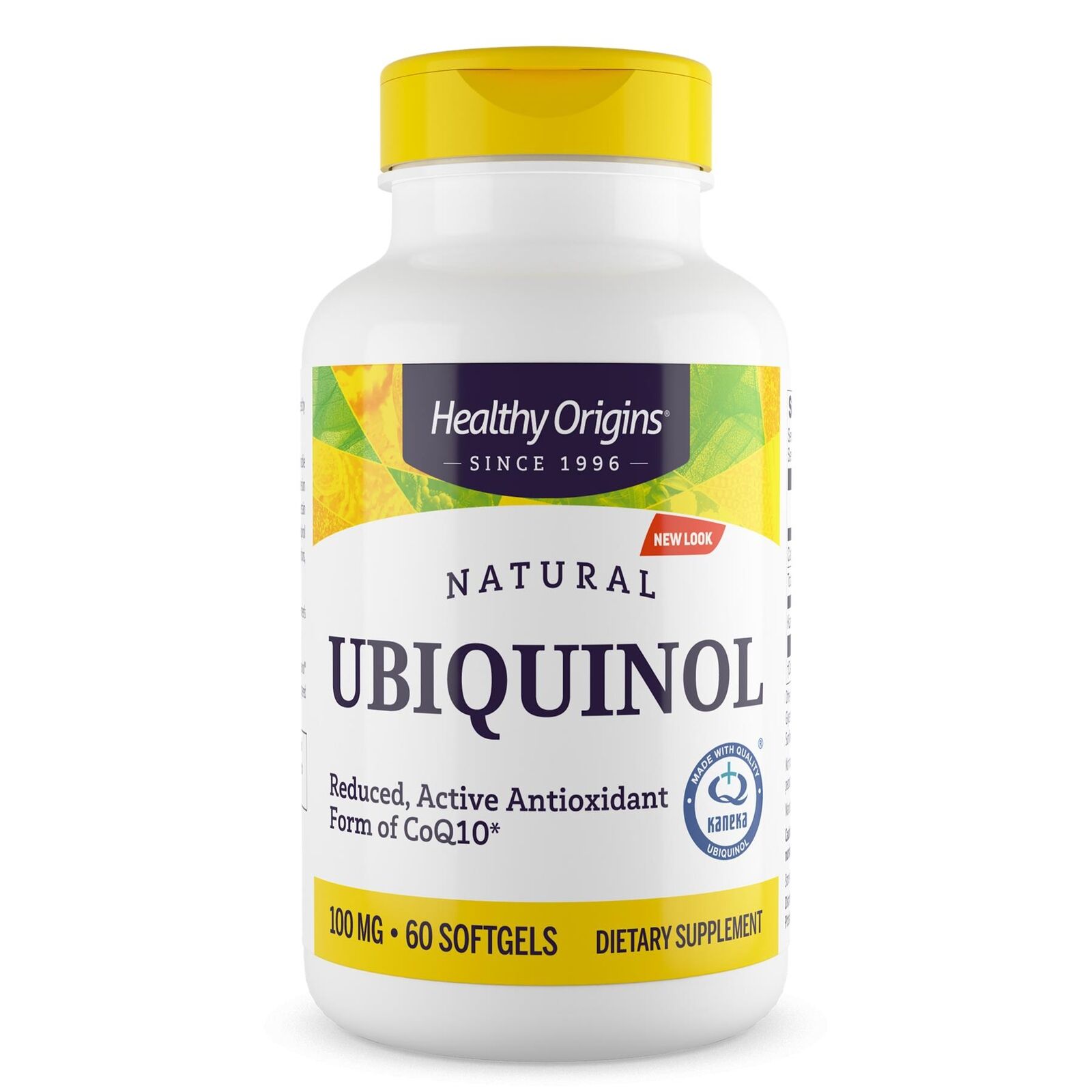 Убіхінол коензим CoQ10 Healthy Origins 100 мг, 60 капсул (HOG-36467)