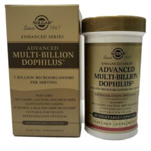 Пробіотик дофілус Solgar Multi-Billion Dophilus комплекс, 60 капсул (SOL-00039)
