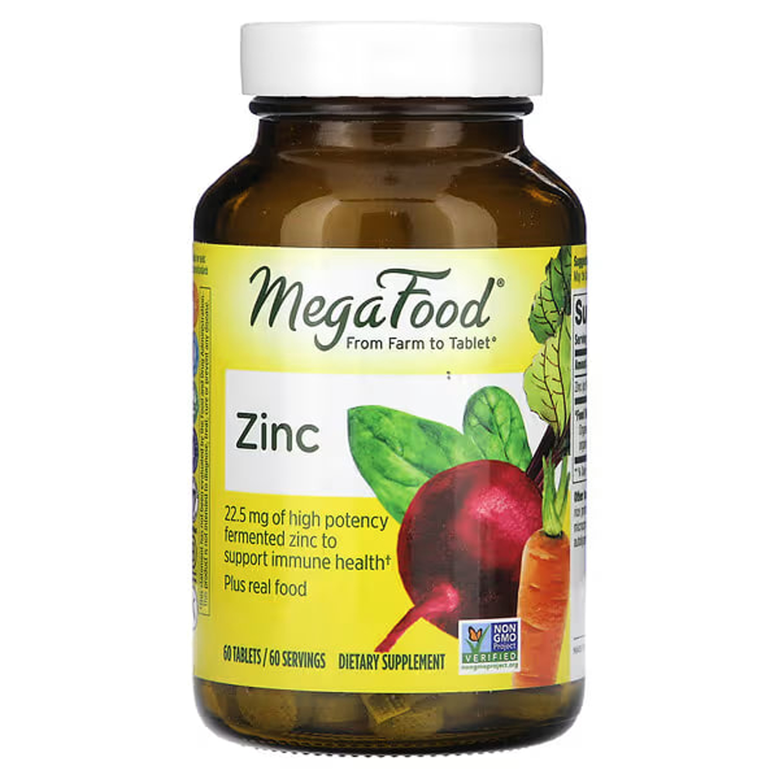 Цинк в таблетках MegaFood Zinc, 60 таблеток (MGF-10188)