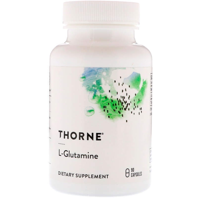 L- глютамін Thorne L-Glutamine, 90 капсул (THR-51802)