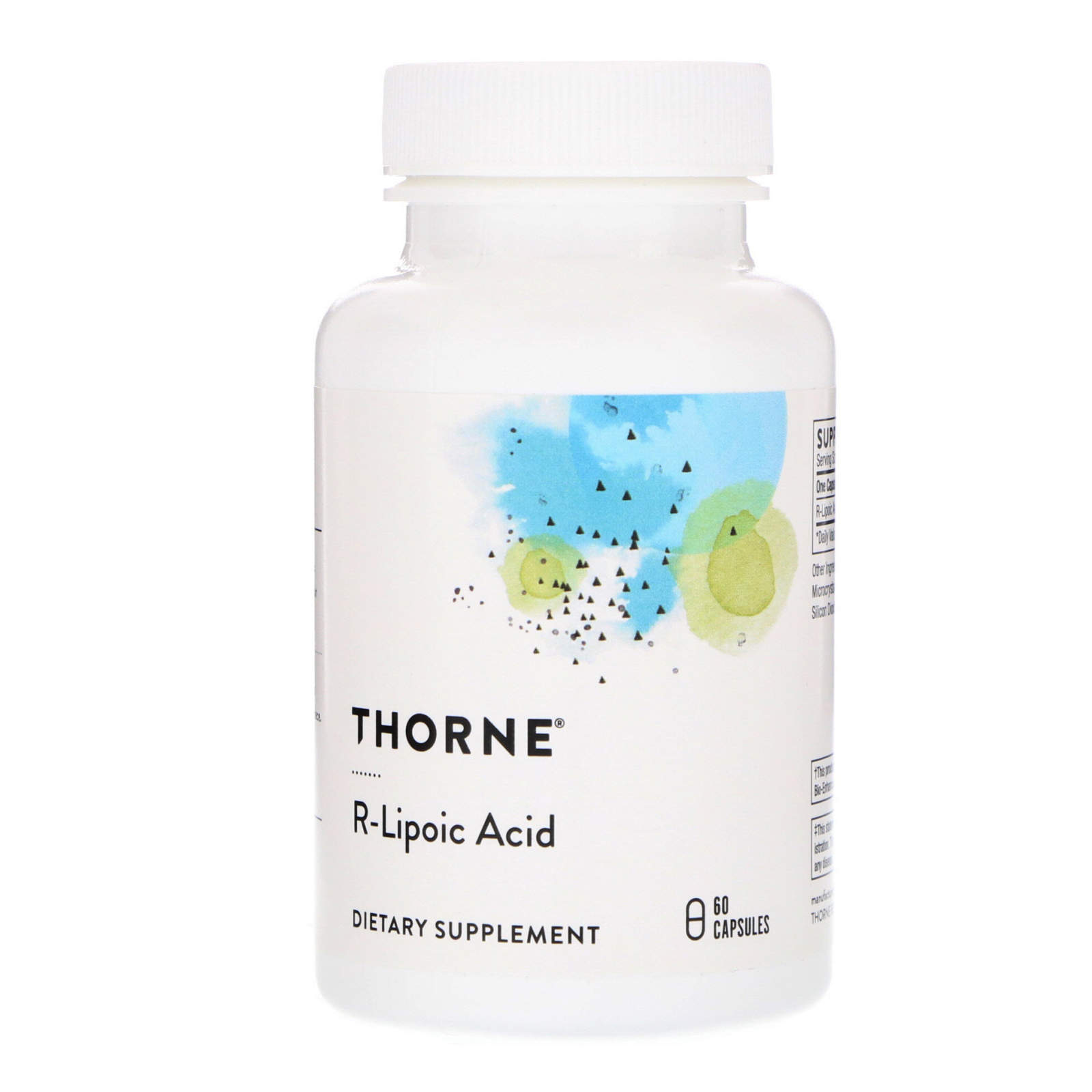R ліпоєва кислота Thorne R-Lipoic Acid, 60 кап. (THR-77103)