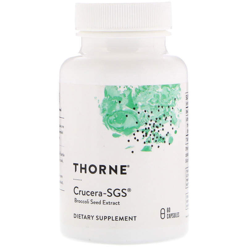 Екстракт броколі Thorne Crucera-SGS, 60 капсул (THR-66001)