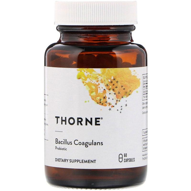 Пробіотик Thorne Bacillus Coagulans, 60 капсул (THR-75802)