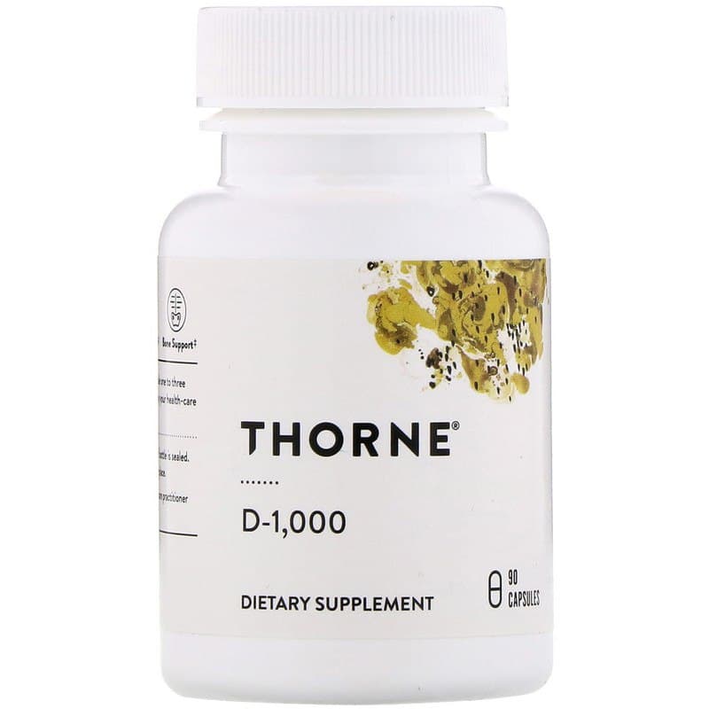 Вітамін Д3 Thorne Vitamin D 1000 МО, 90 капсул (THR-12801)