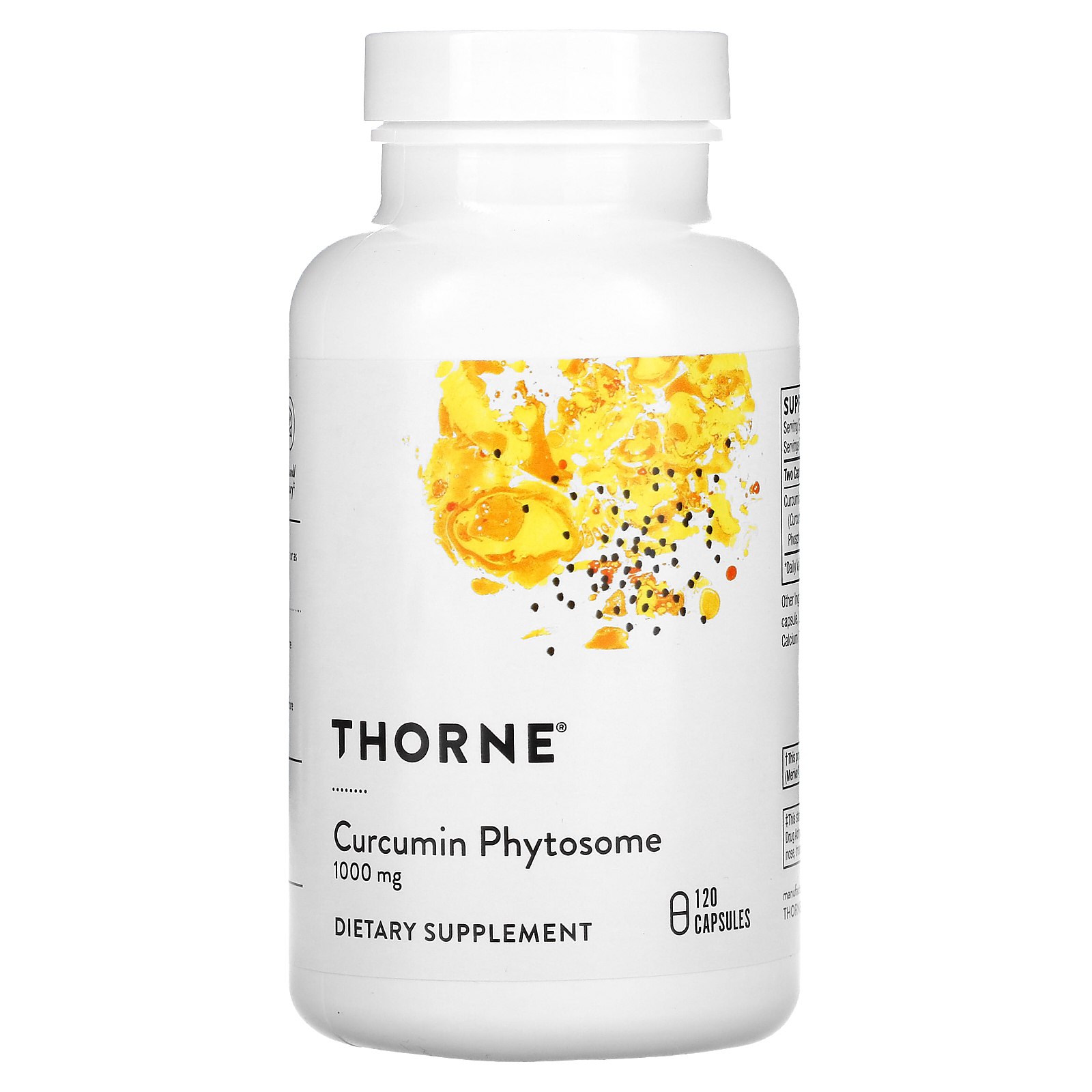Фітосома куркуміну Thorne Curcumin Phytosome 1000 мг, 120 капсул (THR-00479)