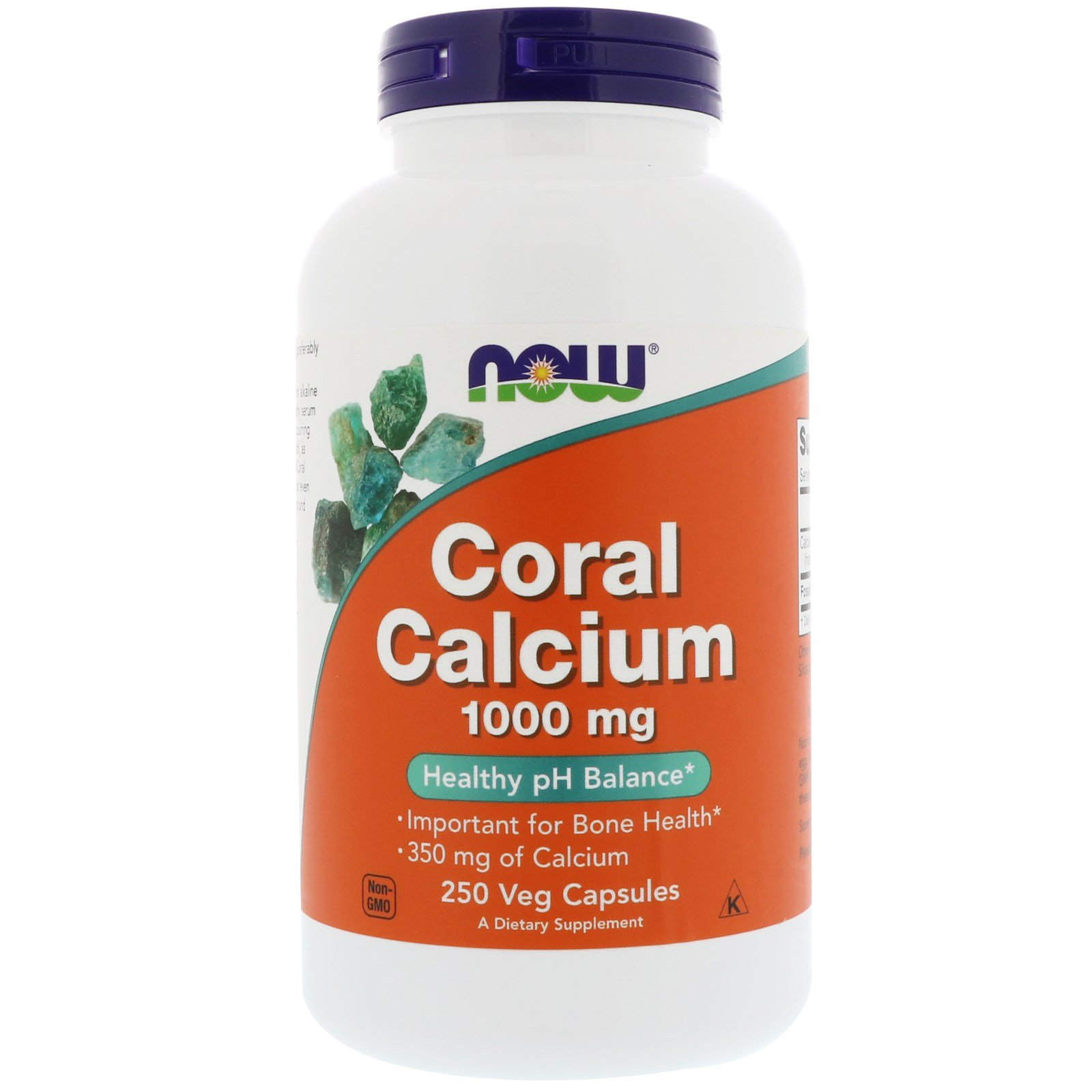 Кораловий кальцій Now Foods Coral Calcium 1000 мг, 250 вегетаріанських капсул (NOW-01279)