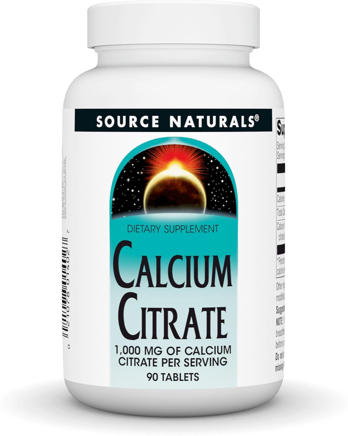 Кальцій цитрат Source Naturals Calcium Citrate 1000 мг, 90 капсул (SNS-01402)