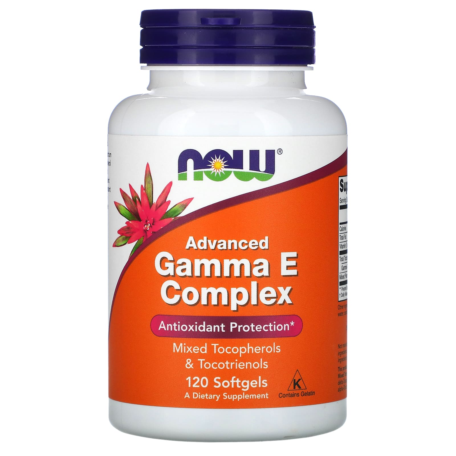 Вітамін Е Now Foods Gamma E Complex комплекс покращений, 120 гелевих капсул (NOW-00811)