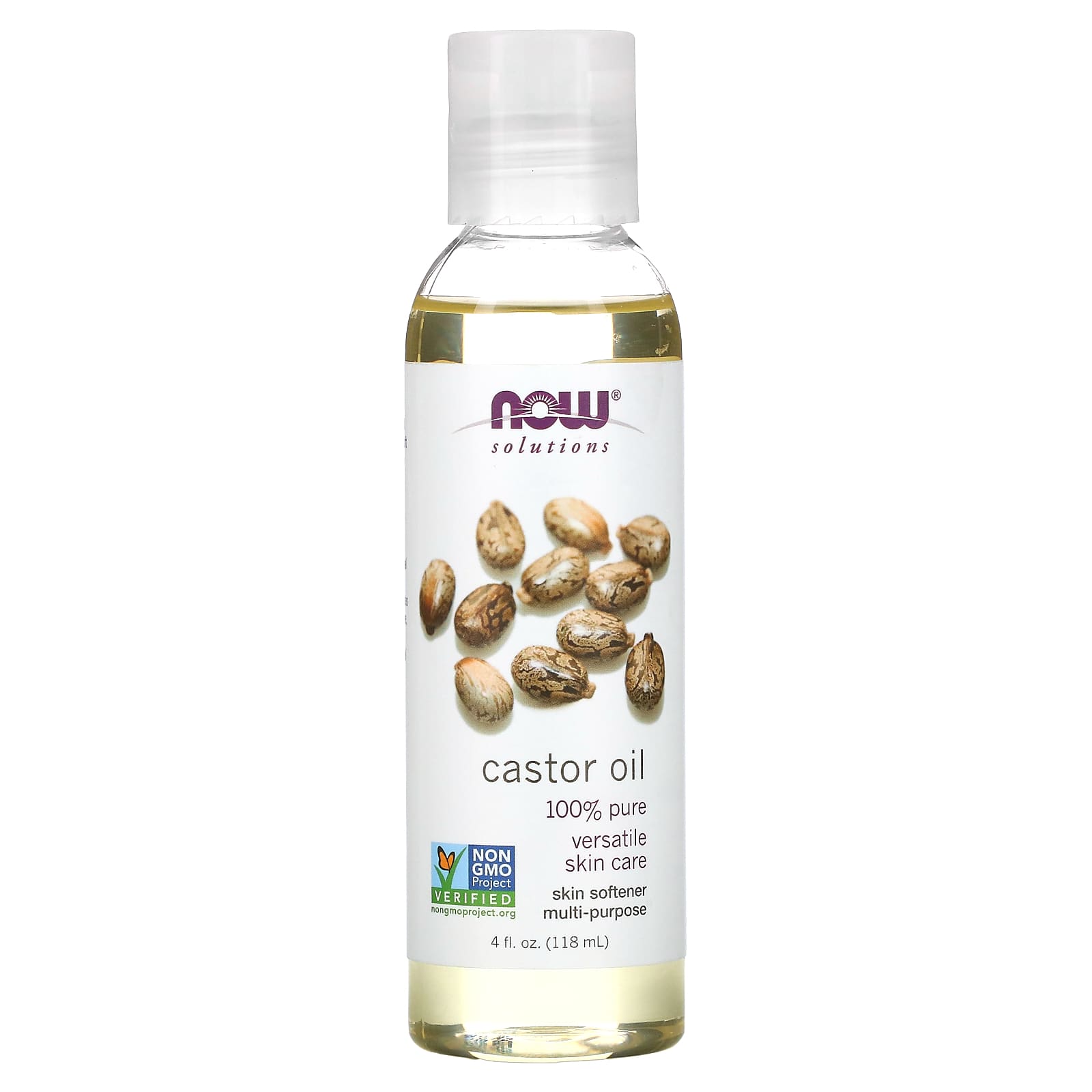 Касторова олія Now Foods Castor Oil Solution Oils, 118 мл (NOW-07679)