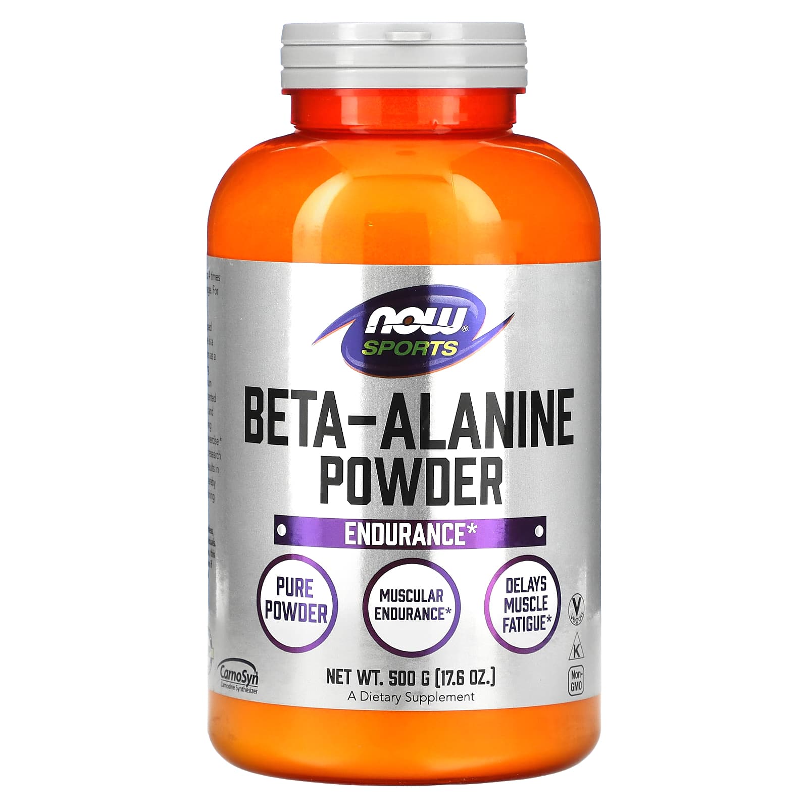 Бета-аланін Now Foods Beta-Alanine Sports чистий порошок, 500 г (NOW-02007)