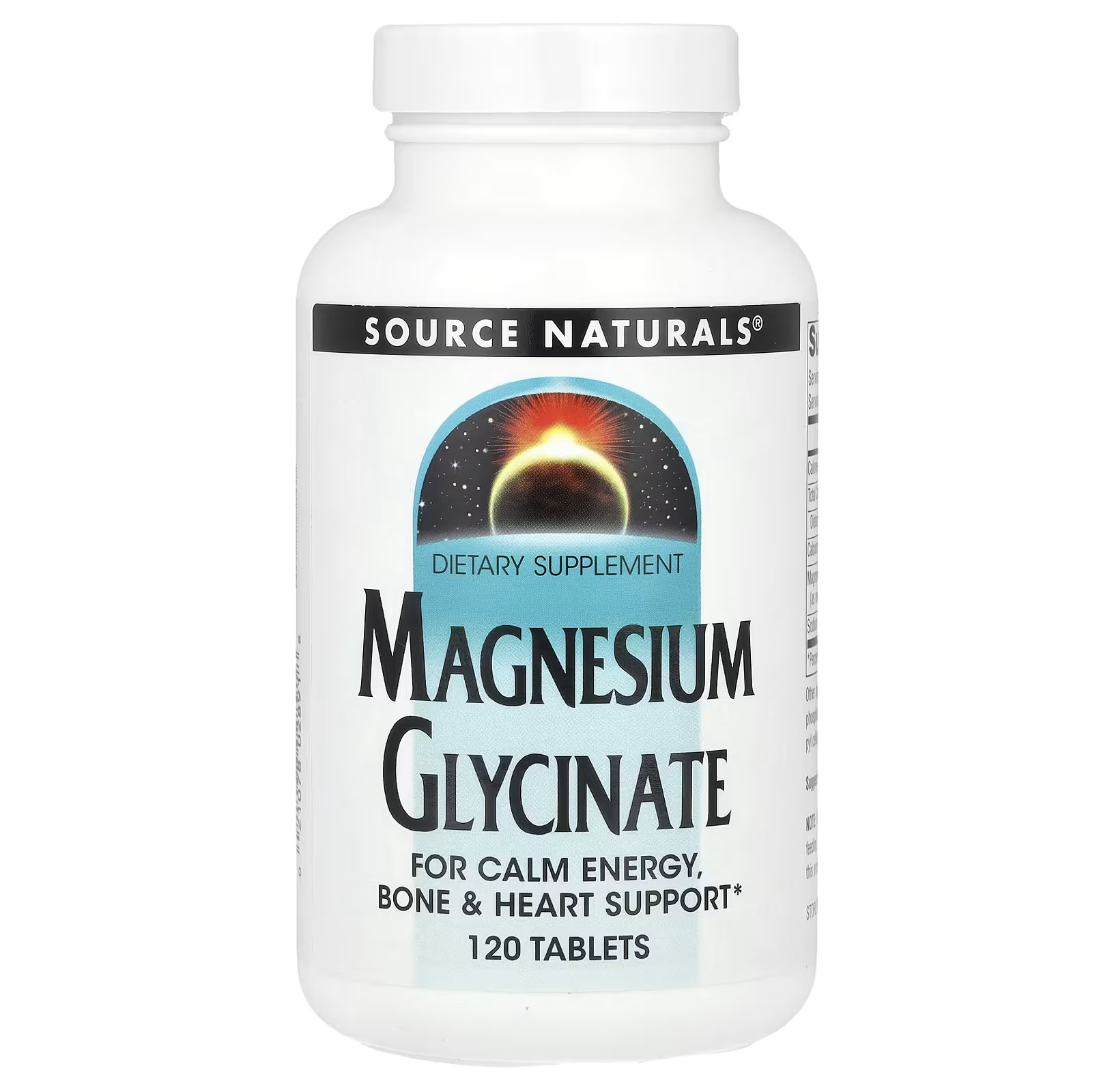 Магній гліцинат Source Naturals Magnesium Glycinate 120 таблеток (SNS-02891)