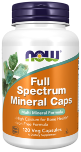 Мультимінерали, Full Spectrum Mineral Caps, Now Foods, 120 вегетаріанських капсул