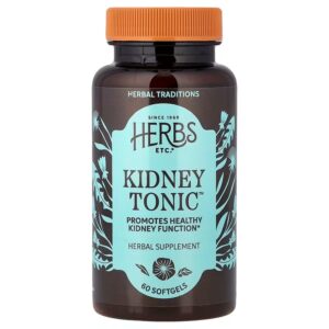 Тонік для нирок, Herbs Etc., 60 м’яких таблеток