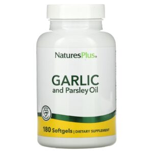 Часник і петрушка (масло), Garlic and Parsley Oil, Nature’s Plus, 180 гелевих капсул