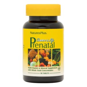 Мультивітаміни для вагітних, Source of Life Prenatal, Nature’s Plus, 90 таблеток
