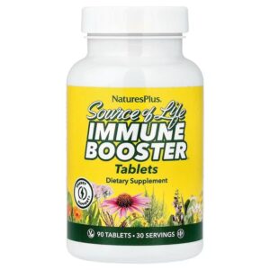 Посилення імунітету, Immune Booster, Nature’s Plus, Source of Life, 90 таблеток