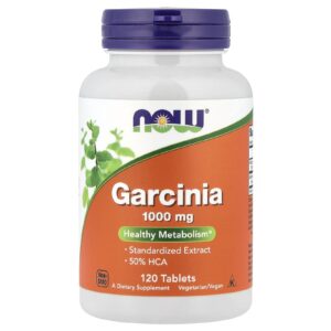 Гарцинія, Garcinia, Now Foods, 1000 мг, 120 таблеток