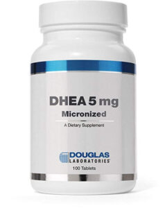 ДГЕА, DHEA, Douglas Laboratories, мікронізований, для підтримки імунітету, мозку, кісток, метаболізму і сухої маси тіла, 5 мг, 100 таблеток