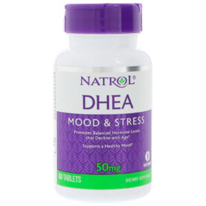 Дегідроепіандростерон, DHEA, Natrol, 50 мг, 60 таблеток