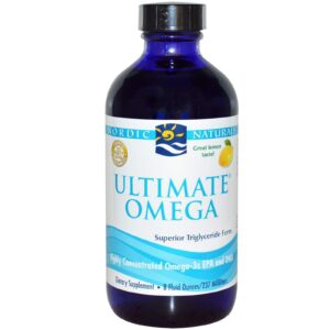 Концентрат риб’ячого жиру (лимон), Ultimate Omega, Nordic Naturals, 237 мл.