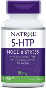 5-гідрокситриптофан, 5-HTP, Natrol, 50 мг, 30 капсул
