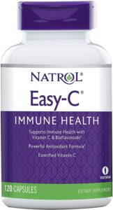 Вітамін C для імунітету, Easy-C, Natrol, 500 мг, 120 капсул