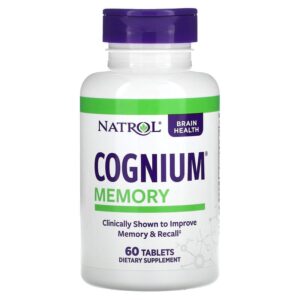 Когніум, Cognium Memory, Natrol, покращення пам’яті, 60 таблеток